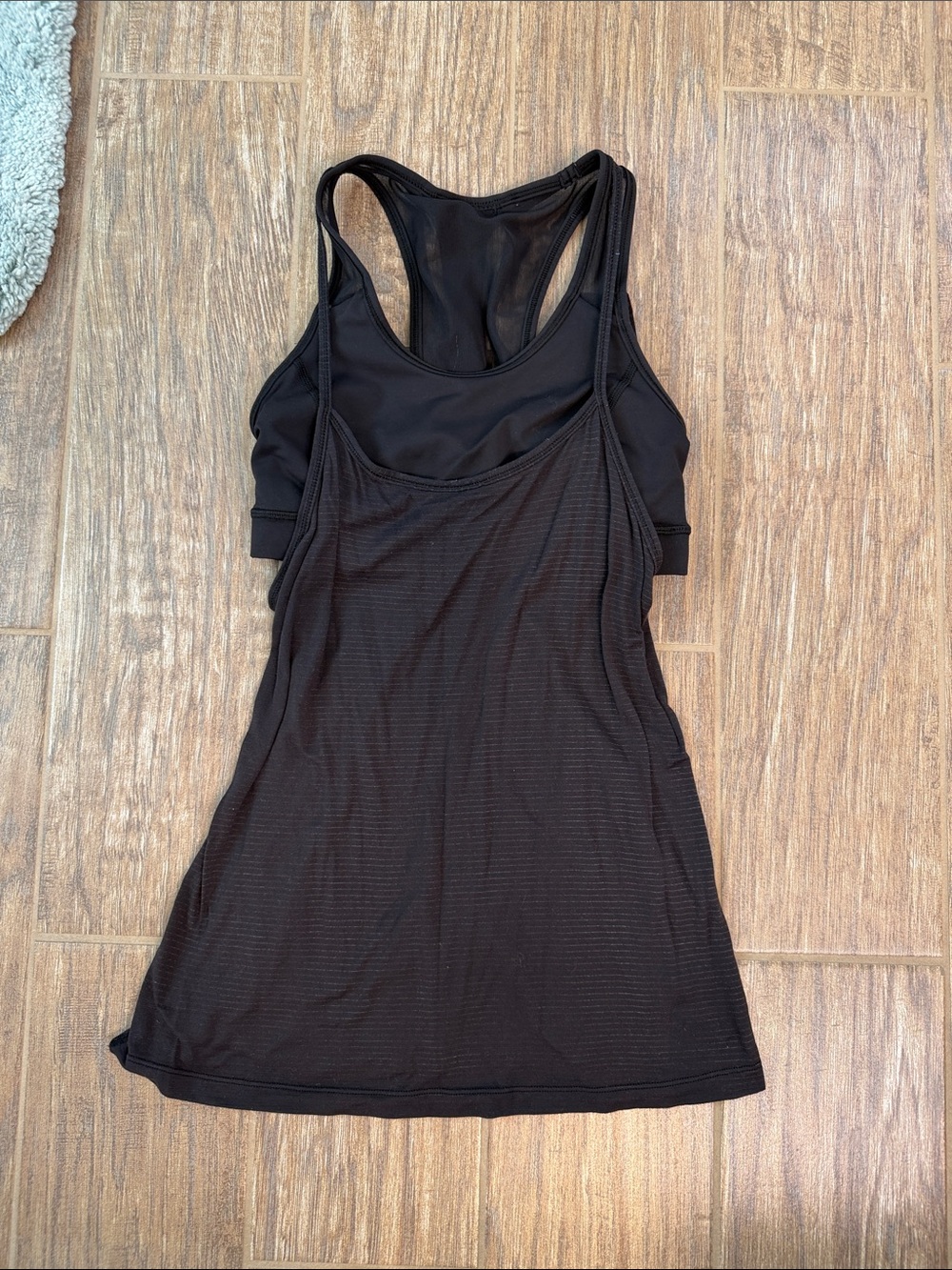 lululemon athletica Black Racerback Performance Tank